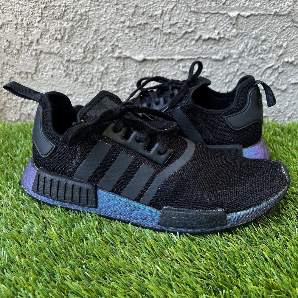 Adidas Shoes Men Size 10.5 NMD R1 Goodbye Gravity Black FV3645